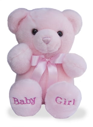 pink teddy bear for baby girl