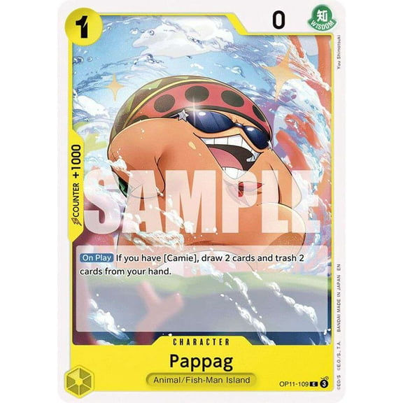 One Piece A Fist of Divine Speed Common Pappag OP11-109