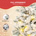 thumbnail image 4 of CNKOO Christmas Tree Tinsel Halloween Tree Decor with Lights Christmas Tree Battery Operated Pop Up Artificial Tree Indoor Outdoor Decorations, 4 of 7