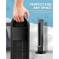 thumbnail image 6 of Ktaxon 42" Bladeless Tower Fan, Portable Floor Fan with Remote Control, LED Display, Adjustable 150° Oscillating, 3 Speeds, 4 Modes & 9H Timer, Ultra-Quiet Cooling Fan for Home Office Bedroom, 6 of 9