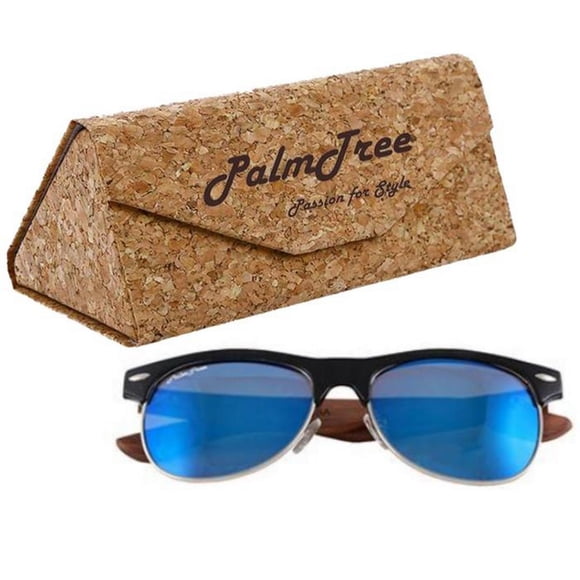 Lente para Sol VentDepot Adventure Tour Ice Blue UV400 Polipropileno Madera de Nogal