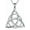 A Witches Knot, variant on Celtic Knot Necklace Sterling Silver Witches Knot Pendant Necklace Irish Jewelry Gifts For Women