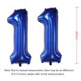 thumbnail image 2 of Globos numéricos EBAIJQUO azul marino de 40 pulgadas para decoración de fiestas, 2 of 7