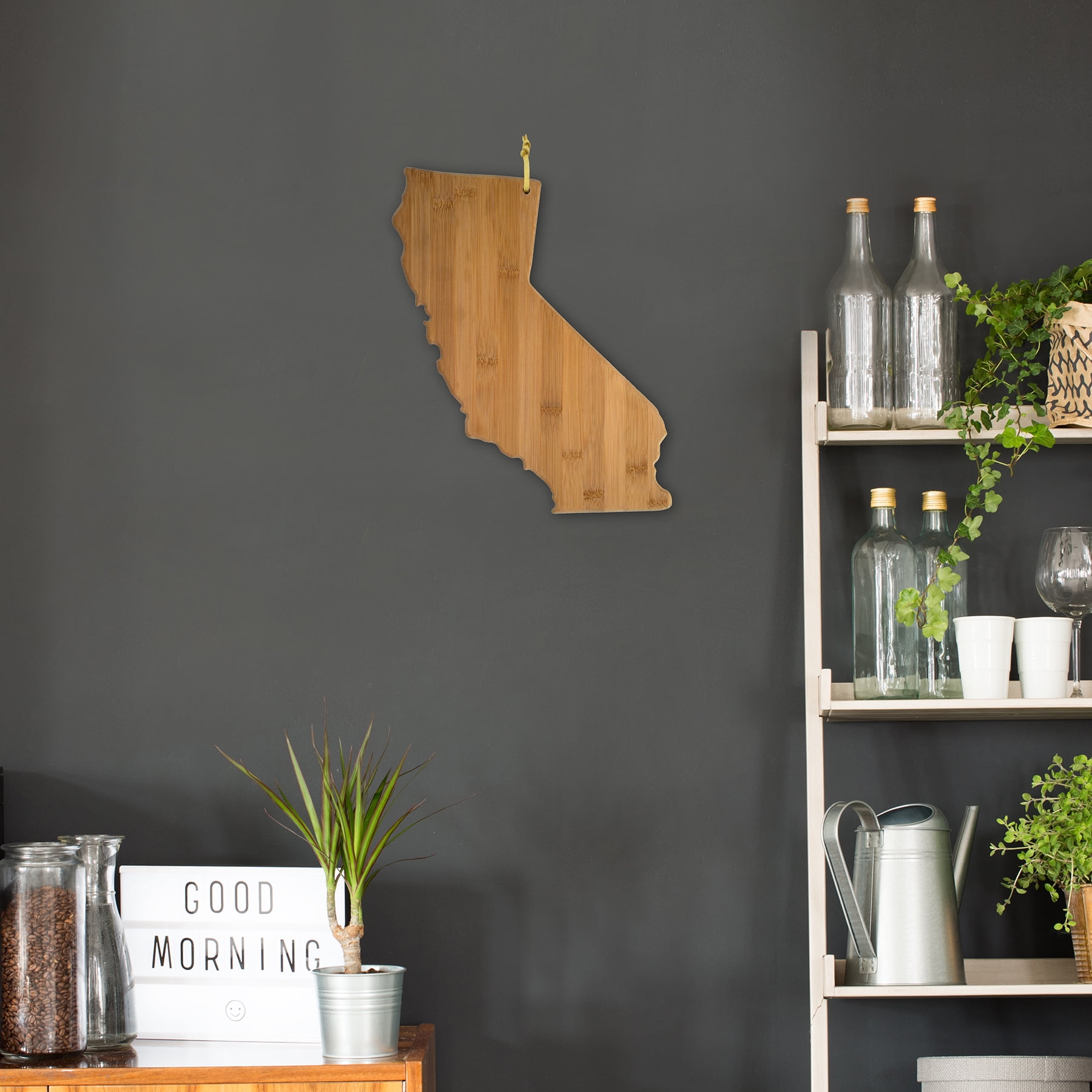 California State Shaped Bamboo Serving & Cutting Board
