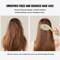 thumbnail image 5 of Apple Hair Brush, Cute Red and Green Apple Pattern Detangling Paddle Brush, Cartoon Fruit Design, Apple Lover Aesthetic, Soft Bristle Brush for All Hair Types, 5 of 8
