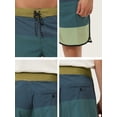 thumbnail image 6 of NOMADIC NOOK Men's Shorts Striped Beach Shorts Color Block Board Surfing Shorts 2 Pack, 6 of 6