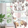thumbnail image 4 of Cute Dogs and Claws Blackout Curtains Thermal Insulation 63 inch Grommet for Bedroom Living Room Bathroom Kitchen Windows 2 Pack, 4 of 6