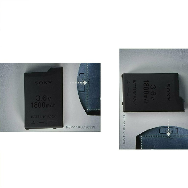 vhbw Batterie Compatible avec Sony PSP-1000, PSP-1000K-CW, PSP-1001, PSP-1004,  PSP-1006 - Remplacement pour PSP-110, PSP-280G : : Jeux vidéo