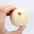 thumbnail image 2 of 5.72cm 2.25" Red 6 Dot-Spot Measle Pool-Billiard Practice Training Cue Ball, 2 of 7