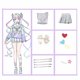 thumbnail image 3 of Disfraz de Cosplay para niña, juego de falda de cuero con peluca, zapatos, uniforme JK de Anime, Abyss, KAngel, Ame Chan, 3 of 4
