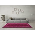 thumbnail image 3 of Ahgly Company Indoor Round Oriental Pink Traditional Area Rugs, 7' Round, 3 of 4
