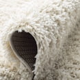 thumbnail image 6 of SAFAVIEH Fontana Jamie Solid Shag Runner Rug, Creme, 2'3" x 14', 6 of 7