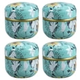 thumbnail image 1 of Here's a polished and professional product description based on your input:\n\n \n\n**4pcs Mini Iron Sealed Storage Canisters with Airtight Lids – Retro, 1 of 5