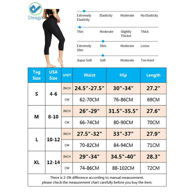 Buy 3 Pack Capri Leggings for Women Butt Lift-High Waisted Tummy Control  Black Workout Yoga Pants (1-3 Pack Capri Black,Black,Black,Large-X-Large)  at