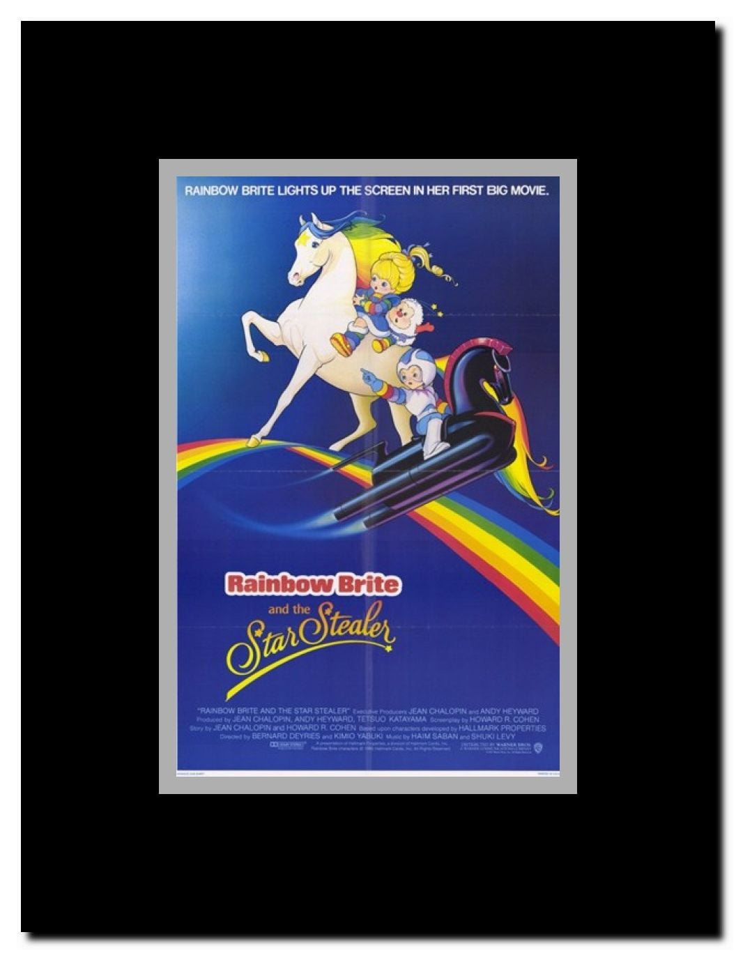 Rainbow Brite Framed Movie Poster Walmart Com Walmart Com
