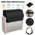 thumbnail image 4 of Waterproof Windproof Grill Covers for Built-in Barbecue Grill Top with Waterproof Coating Outdoor BBQ Grill Top Protect, 4 of 6
