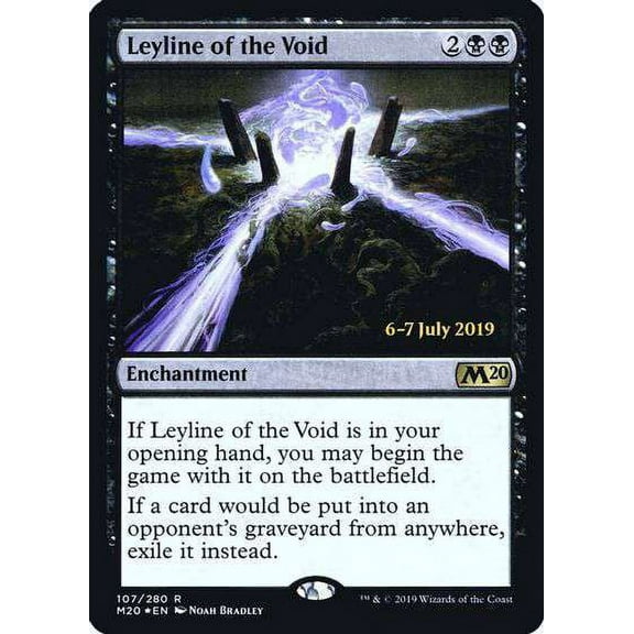 MtG Prerelease & Release Rare Leyline of the Void (Foil) #107