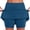 Blue#3, variant on Plus Size Womens Clothes,Women's New Color Mid-waist Skirt Pants Sports Casual Shorts Bottoming Skirt Pants Brown S