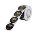 thumbnail image 2 of 500Pcs/Roll Stickers Thank You Gift Packaging Vinyl Packaging Labels; Sealing Cake Decal Self Adhesive Cake Labels Wedding Party Decoration, R031, 2 of 10