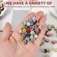 thumbnail image 5 of Uxcell European Large Hole Beads Rhinestone Sparkle Crystal Beads Charm Spacer for DIY Crafting Mixed, 5 of 7