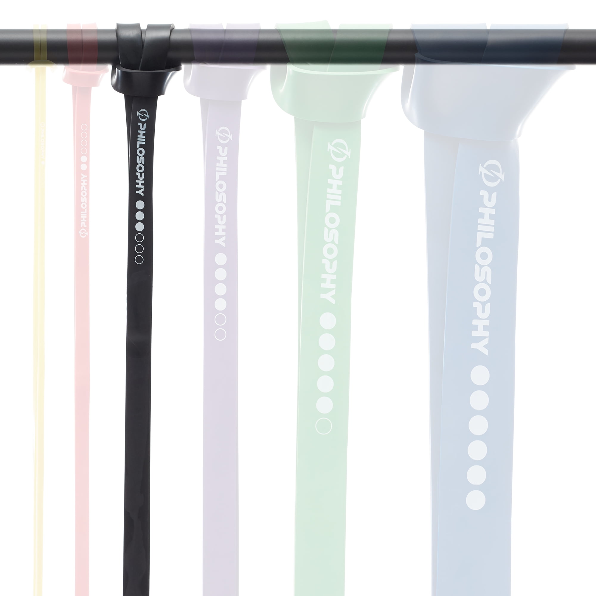 Philosophy Gym - Resistance Band - 3/4" (50-75 lbs), Black