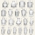 thumbnail image 3 of Set de 30 jarrones Arme de cristal, diseño vintage, 30 ml, para flores, 3 of 6
