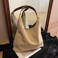 thumbnail image 4 of Women Suede Shoulder Bag Fall Winter Fashion Crossbody Purse Handbag Tote, 4 of 6