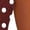 Brown, variant on Hinvhai Womens Summer Tops Scoop Neck O Ring Shoulder Tank Tops Casual Sleeveless Polka Dot T Shirt Blouse White XL(XL)