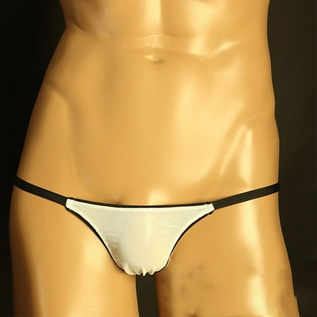 

Men s Mesh Underwear Elastic Micro Thong String T-Back Sexy Brief Low Waist