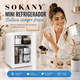 thumbnail image 5 of Mini Refrigerador Portátil 4 Litros Sokany Para Auto Y Hogar Blanco Enfría Y Calienta Termoeléctrico Compacto Con Adaptador AC DC Ideal Para Bebidas Alimentos Cosméticos Oficina Viajes, 5 of 6