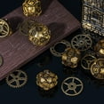 thumbnail image 5 of Cusdie 7-Die Metal DND Dice Set, Steampunk Gear Design Metal Polyhedral D&D Dice Set for DND Dungeons and Dragons TTRPG Role Playing Games, 5 of 5