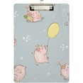 thumbnail image 2 of FMSHPON Pigs Clipboard Hardboard Wood Nursing Clip Board and Pull for Standard A4 Letter 13x9 inches, 2 of 8