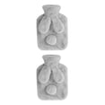 thumbnail image 2 of Toystoory Botella de PVC para agua caliente 1 unidad gris claro 2piezas, 2 of 6