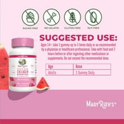 MaryRuths Vegan Collagen Boosting Gummies for Hair, Skin & Nail Health, Sugar Free, Watermelon Flavor, 90 Count