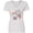 AA-White, variant on Inktastic God Bless the USA Gnome Women's V-Neck T-Shirt