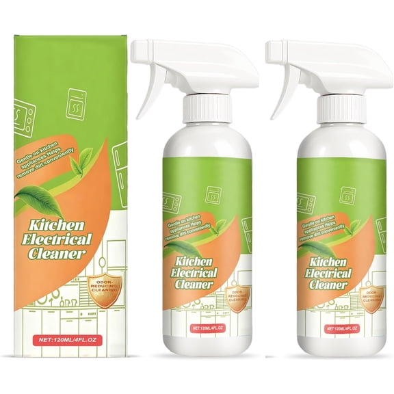 Kitchen Appliance Cleaner,Electrolyzed Ion Kitchen Cleaner Spray,Clean Up Kitchen Oil Stains,Natural Enzyme Cleaner,Multi-Purpose Grime Remover