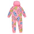 thumbnail image 5 of Care Bears Union Suit Girls' Full Zip Hooded Lounge Pajamas, 5 of 5