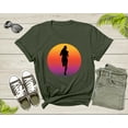 thumbnail image 6 of Running Woman Silhouette Runner Athlete Marathon Sprinter T-Shirt Runner Running Lover Gift T Shirt for Men Women Kids Boys Girls Tshirt, 6 of 8
