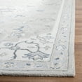 thumbnail image 3 of SAFAVIEH Micro-Loop Emilija Floral Bordered Wool Area Rug, Light Grey/Ivory, 4' x 6', 3 of 9