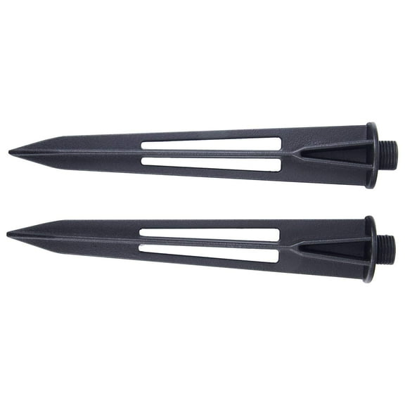 GOODSMANN Sturdy Solid Ground Spike for Pathlight Spotlight Uplight Landscape in-Ground Light Parts Metal Replacement Stake 9920-4820-02