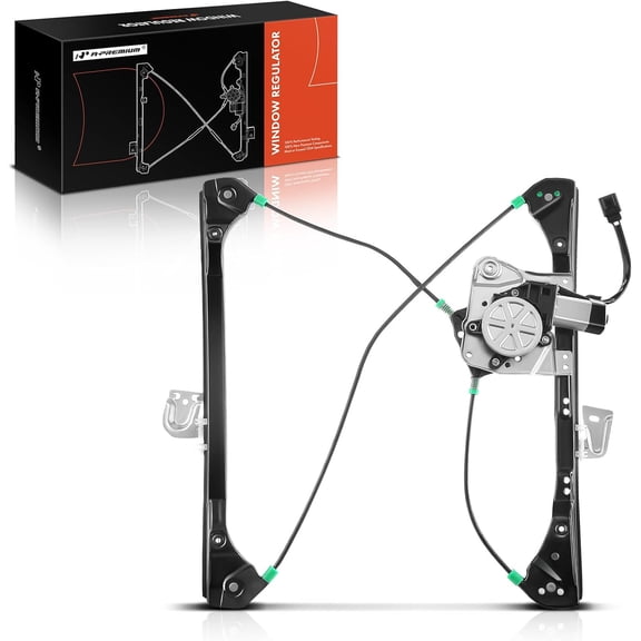 A-Premium Power Window Regulator with Motor Replacement for Oldsmobile Alero Pontiac Grand Am 1999-2005 Front Driver Side 4-Door