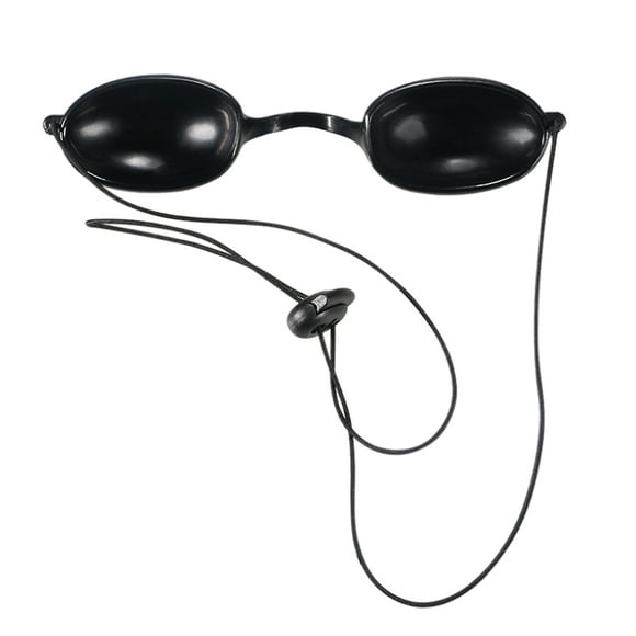 Tanning Bed Goggles Eye Protection Glasses Eyeshields Size: Total length of