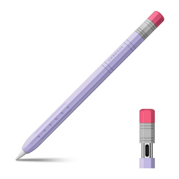 Funda de silicona para Apple Pencil Fintie Lilac Purple