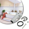 thumbnail image 3 of Sink Overflow Head Wash Basin Overflow Round Square Interface Kitchen Sink Parts, 3 of 9