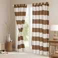 thumbnail image 3 of Manfei Abstract Checkered Blackout Curtains Set of 2 (52x84 Each) for Boys Girls,Geometric Stripes Plaid Window Curtains,Retro Vintage Style Curtains and Drapes,Microfiber Bedroom Decor, 3 of 6