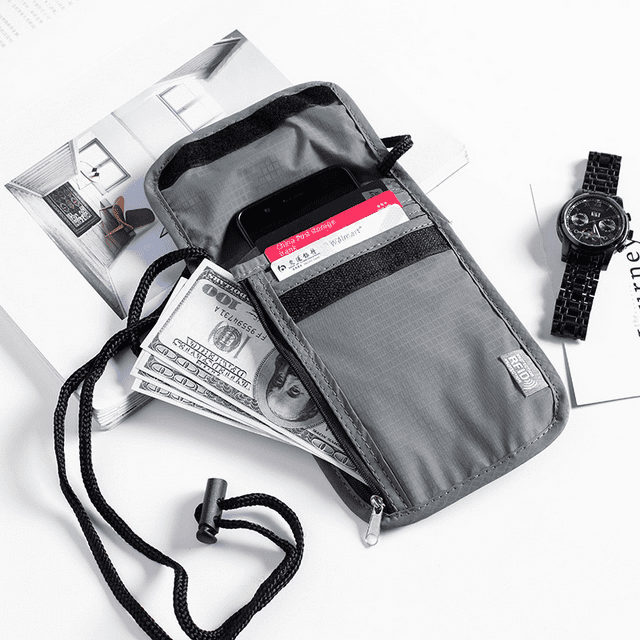 Sac Cartable Anti-RFID pour Téléphone Mobile, Protection contre les Radiations et les Signaux Électromagnétiques, Sac Antivol pour le Cou, Sac de Poitrine, Sac de Rangement pour Certificats