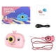 thumbnail image 4 of Cámara para niños, videocámara Digital recargable para niños con pantalla de 2,0 pulgadas, soporte de tarjeta SD de 32GB para niños de 3 a Lente doble rosa Macarena cámara digital para niños, 4 of 7