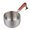 Silver, variant on T Chef Pans Revere Ware Cookware Nonstick Frying Pan Frying Pan Set with Lids Copper Cooking Stones for Nonstick Wok with Stainless Steel Pan Mini Milk Warmer Pot Soup Pan With Wooden Handle Small