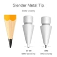 thumbnail image 4 of Upgraded Replacement Tips for Apple Pencil, Metal Tips Set Precise Control for Apple Pencil USB C/ 2nd/ 1st Gen Apple Pen Nib(6 Pack), 4 of 7