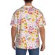 thumbnail image 3 of Balery Colorful Floral Camisa Casual de Manga Corta con Botones para Hombre, Texturizada, Estilo Cubano, para Playa, Verano-Large, 3 of 5